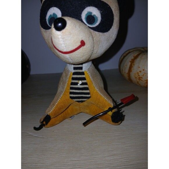 R Dakin Dream Pets Ty Coon Racoon Stuffed Animal Sawdust #233 7" Vintage - Picture 8 of 16